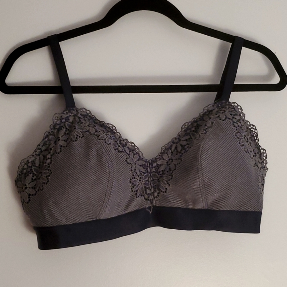 aerie floral padded bralette